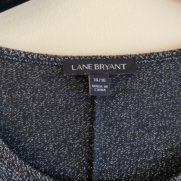 Lane Bryant Asymmetrical Metallic Top - 18/20 - Picture 4 of 6